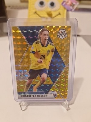 2021 Panini Mosaic Uefa Euro Soccer Kristoffer Olsson Sweden Gold /10