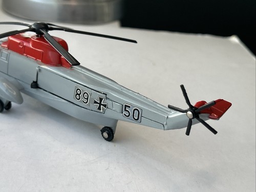 Dinky Toys 736 Bundesmarine Sea King Helicopter With Motor Powered Rotor Boxed - Picture 14 of 24