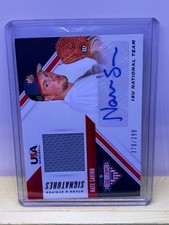 2020 Stars & Stripes USA Baseball National Team Patch AUTO Nate Savino 370/399