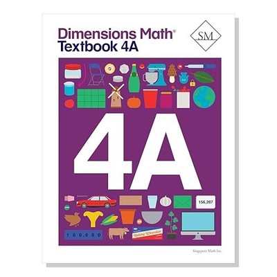 Dimensions Math Textbook 4A | Singapore Math Inc. [Paperback]