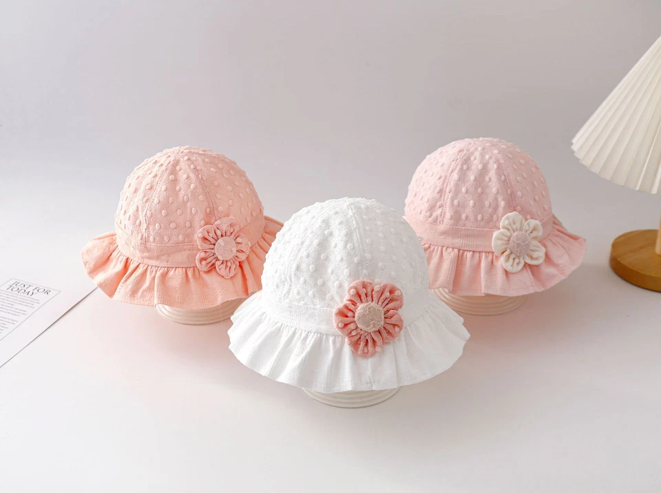 Sombreros de princesa estilo bonito, sombrilla para niños y sombreros de protección solar para niñas Foto 2 de 2
