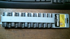 Vintage Craftsman 38 Drive 9pc Metric Deep 6pt Socket Set 34443 Usa