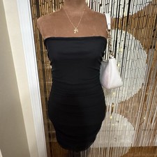 Women's Amazing Strapless Little Black Dress Forever 21 Size Small EUC