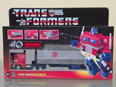 Hasbro Transformers G1 Optimus Prime 40th Anniversary Autobot Walmart Exclusive