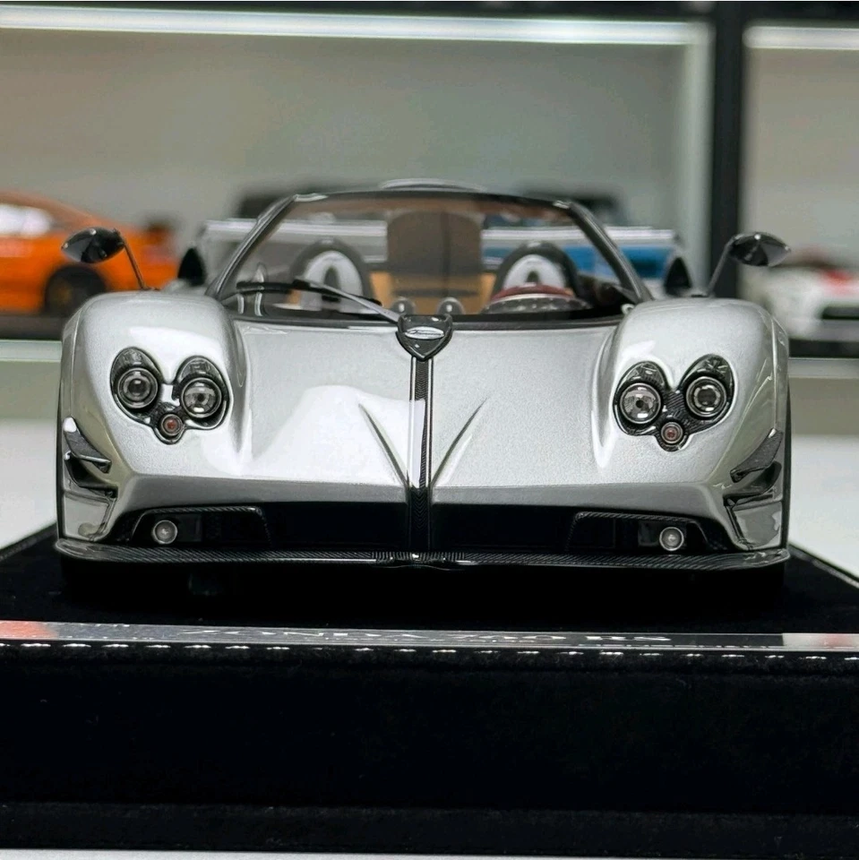 1:18 HH Pagani Zonda Liquid Silver - Limited Edition - Immagine 4 di 4