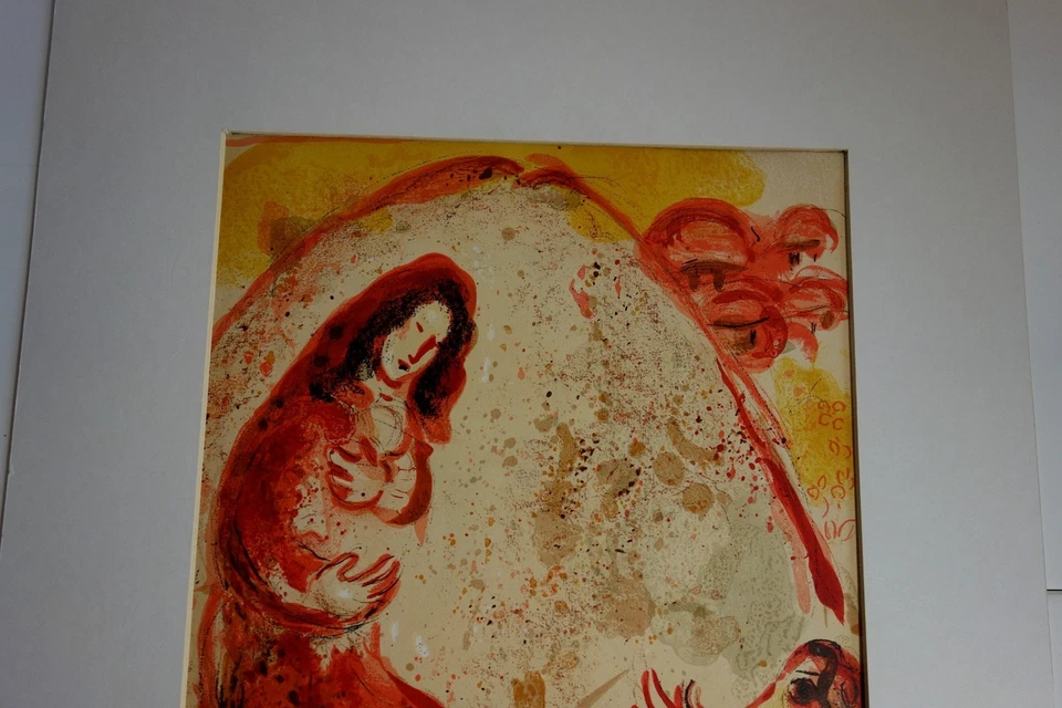 NACHLASS,Original Lithographie Marc Chagall 1959,Mourlot 242,Rachel - Bild 3 von 4