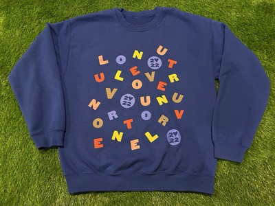 Harry Styles Sweater Blue 2022 Love on Tour Official Sweatshirt - Size MEDIUM