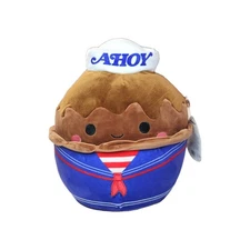 Squishmallows Stranger Things Plush NWT Scoops Ahoy Chocolate Ice Cream Rare