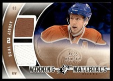 2011-12 SPx Winning Materials Dual Jersey Ales Hemsky #WM-AH