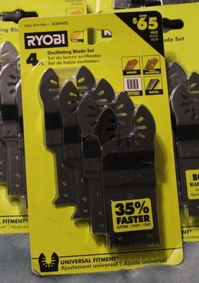 Ryobi 4 piece - Oscillating Blade Set - 1005877903 / A24402