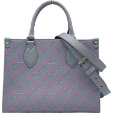LOUIS VUITTON OnTheGo PM M46067 Shoulder Bag Summer Stardust Lilac #OK1322