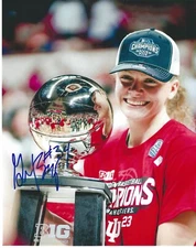 GRACE BERGER Signed 8.5 x 11 Photo Signed REPRINT Basketball WNBA Indiana FEVER