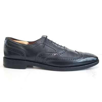 ALLEN EDMONDS McAllister Wingtip Oxfords Black Leather Mens  display picture 1