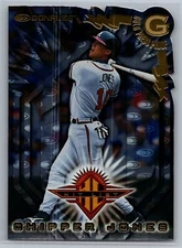 /500 1998 Donruss - Hit List Gold Press Proof #368 Chipper Jones - HOF EX-NM