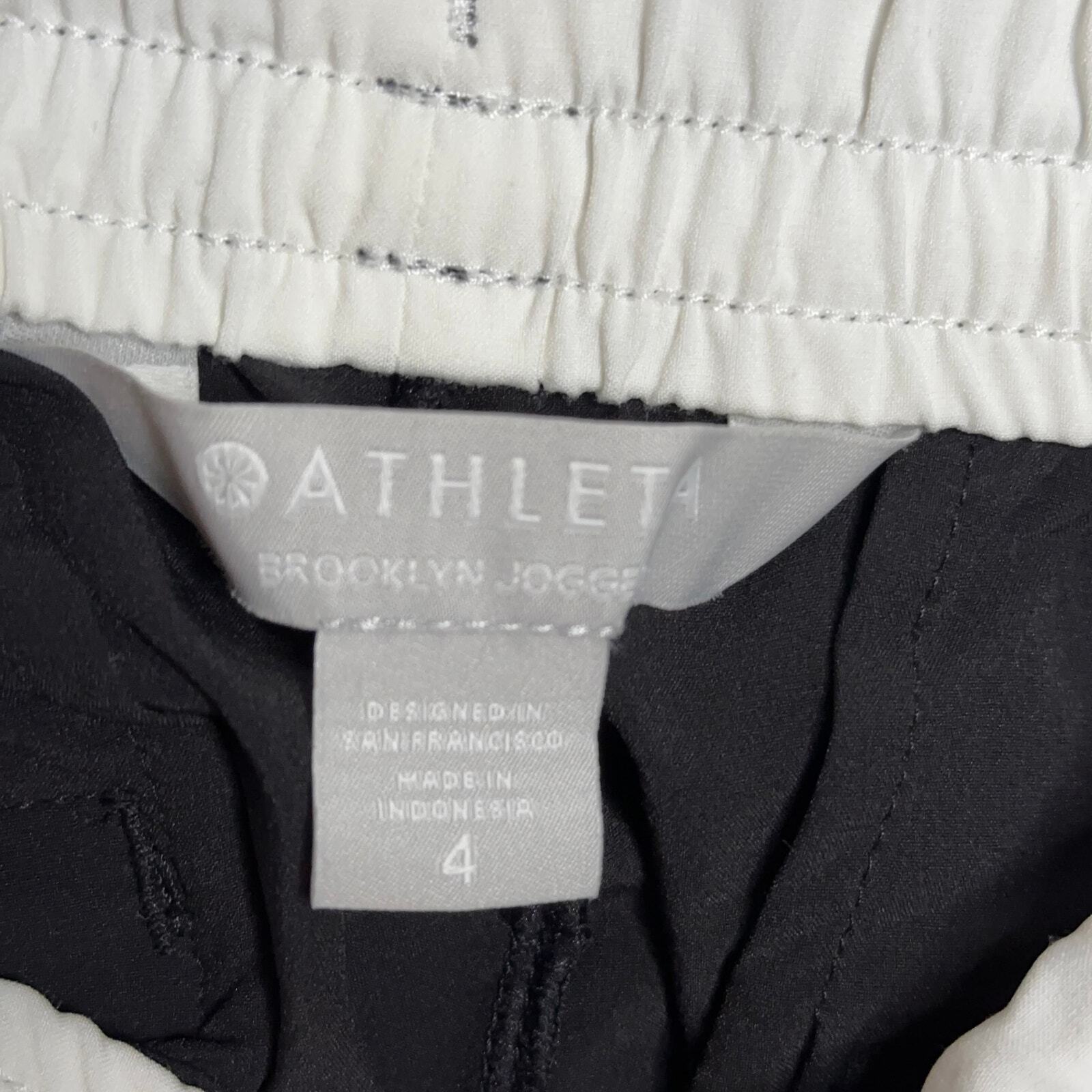 ATHLETA Brooklyn Joggers Colorblock White Trim Bl… - image 6