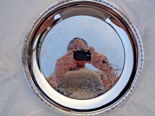 International Silver Silverplated Demi Tasse Cup Spoon Tray Tea Set of 6 Spoons - Picture 4 of 12