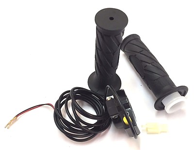 THROTTLE GRIPS KILL START ON OFF SWITCH POCKET BIKE 33CC 43CC 49CC X1 X2 X6 X8