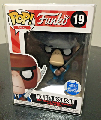 NEW #19 Spastik Fantastik Plastik Monkey Assassin Rare Exclusive Funko Protector