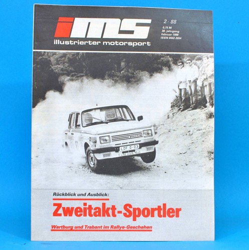 DDR Illustrierter Motorsport IMS 2 1988 Ford Ghia Suzuki Swift Trabi Wartburg G
