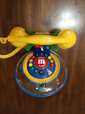 00' M&M's Candy Dish Telephone 電話機 箱付美品 M&M Animated Telephone エムアンドエムズ電話機 00' M&M's Candy Dish