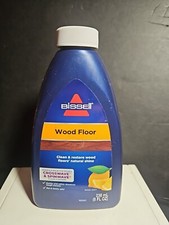 Sealed Bissell Wood Floor Cleaning Formula 8 Fl Oz Lemon Scent Pet  Family Safe