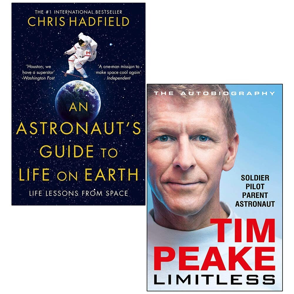 An Astronaut's Guide to Life on Earth Chris, Limitless Tim Peake 2 Books Set