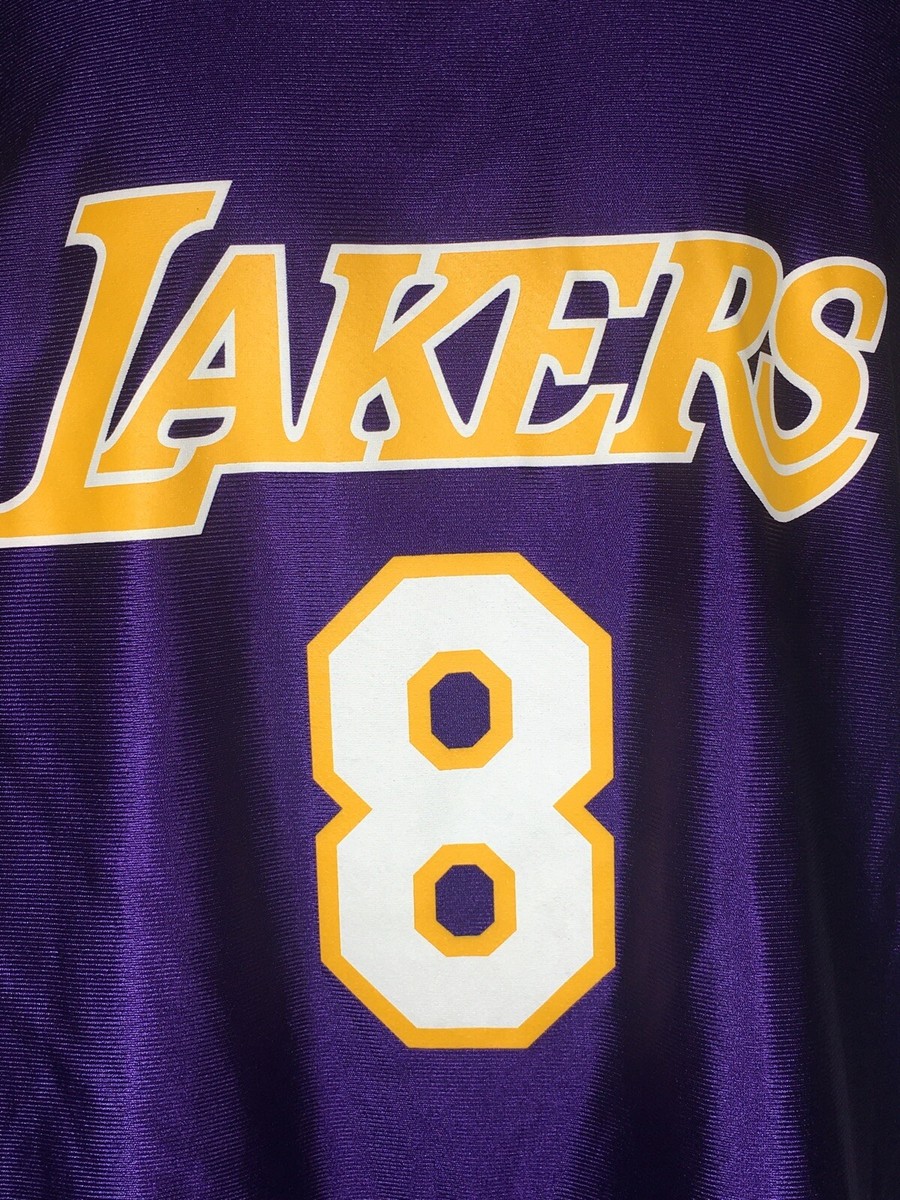 Kobe Bryant #8 Los Angeles Lakers NBA Purple Throwback Rookie