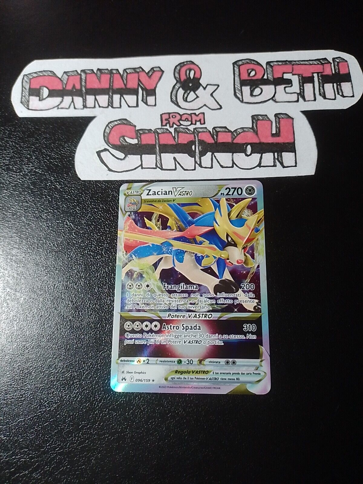 NUOVO SET ZAMAZENTA ZACIAN V ASTRO 096 099 /159 Italiano POKEMON Zenit  Regale