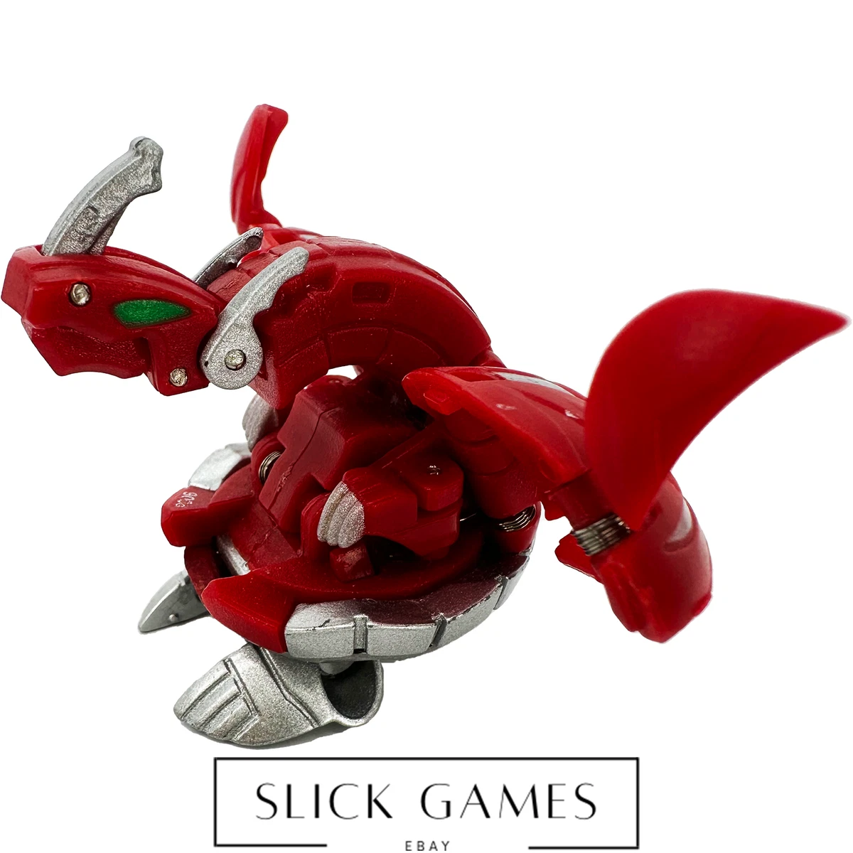 Bakugan Iron Dragonoid 900G Red Pyrus Mechtanium Surge