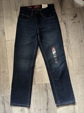 Arizona Jean Co Boys Size 12 Regular Straight Adjustable Waist New From JCPENNEY