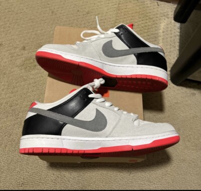 Nike SB Dunk Low Infrared Orange Label 2020 Gray CD2563-004 US