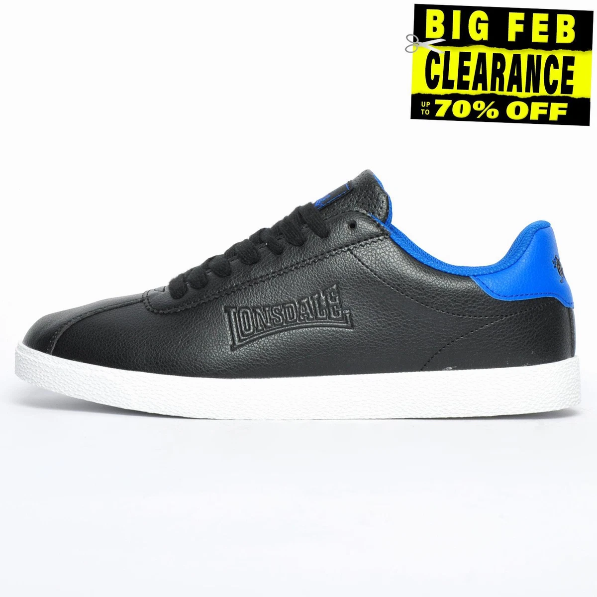 MEGA DEAL Lonsdale Heritage Gowan Mens Retro Sneakers Smart