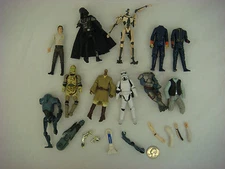 VINTAGE STAR WARS MINI FIGURE BODY PARTS LOT 20 PIECES