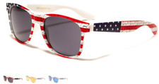 USA American Flag Patriotic Square Classic Sunglasses Stars Stripes Flex Fit