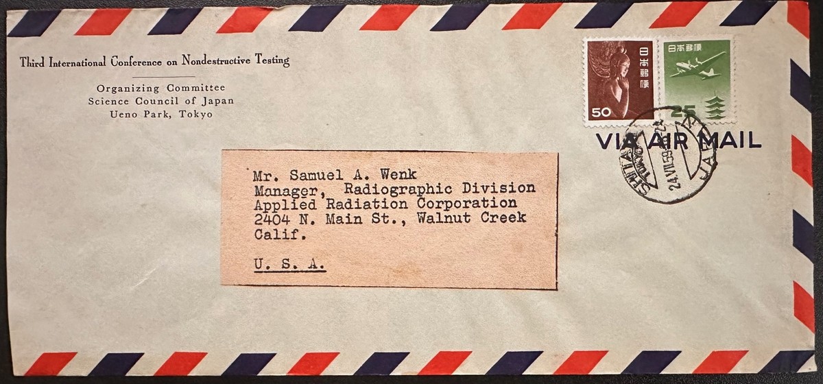 1959 Japan #558,#C27 on cover, Shitata to US *d | eBay