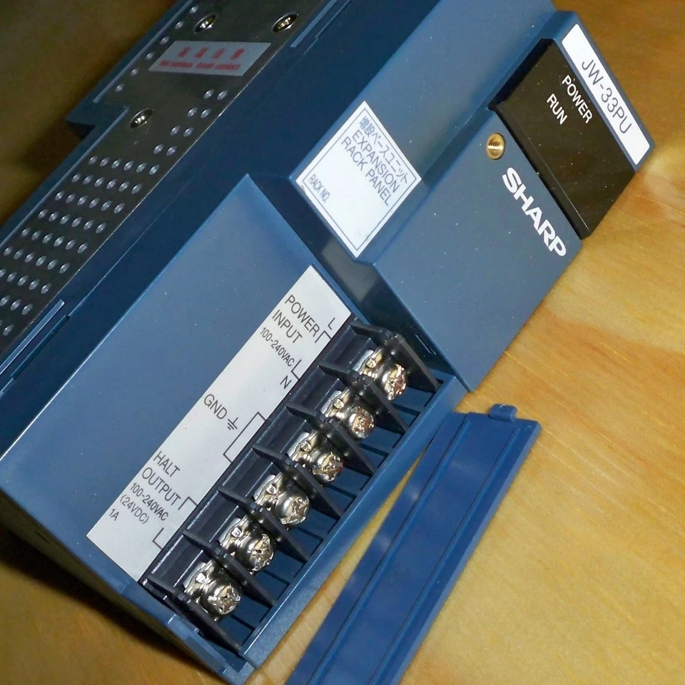 Módulo de fuente de alimentación Sharp serie JW300/30H PLC 100-240V~ entrada 5VDC 4,5A JW-33PU Foto 3 de 4