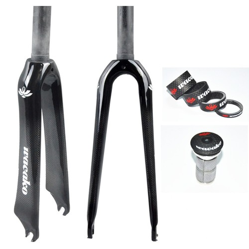 1-1/8 in Full Carbon Fiber Bicycle Forks BMX Folding Bike Rigid Fork 18/20/22 in - Picture 5 of 26