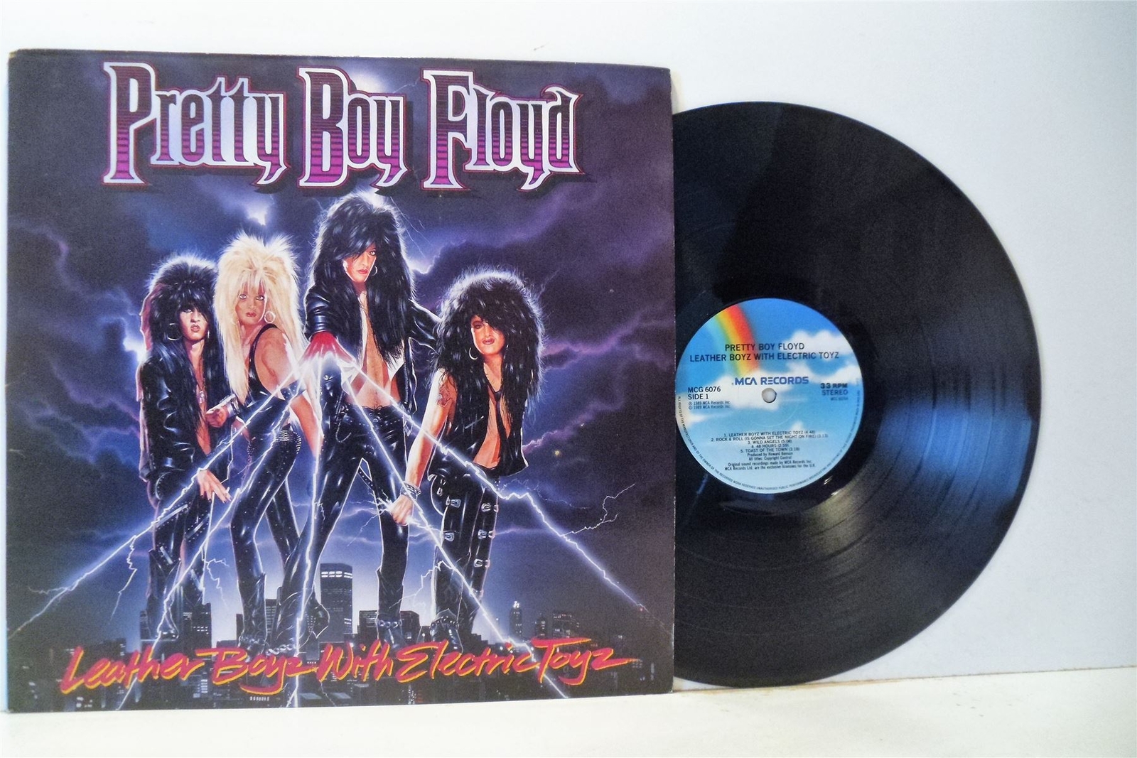 PRETTY BOY FLOYD leather boyz with electric toyz LP EX/EX, MCG 6076