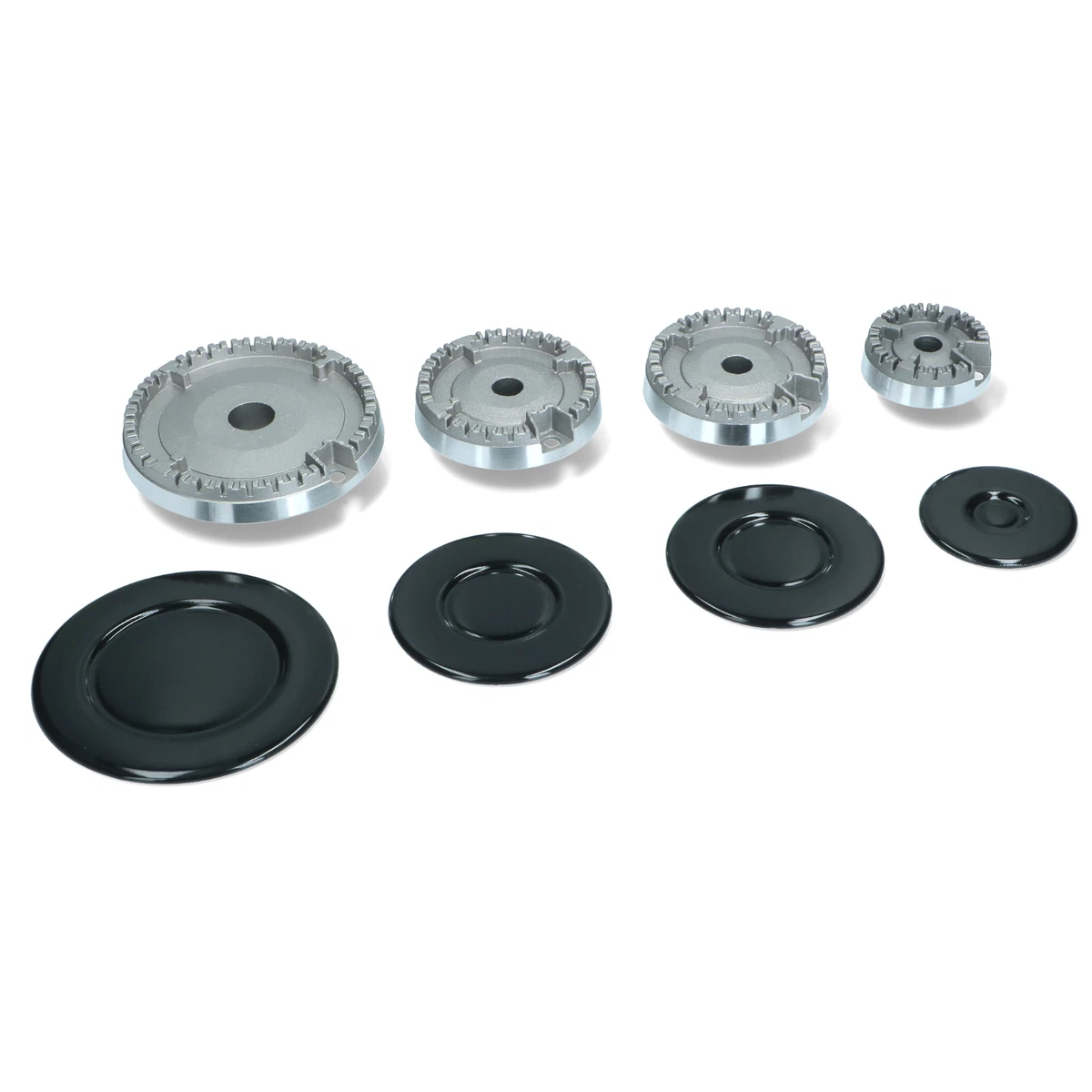 BRUCIATORI CON PIATTELLI E SPARTIFIAMMA PIANO COTTUTA 5 FUOCHI HOTPOINT ARISTON