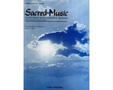 SACRED MUSIC 26 HYMNS AND GOSPEL SONGS Eb INSTRUMENTS SOLO PART BOOK FISCHER