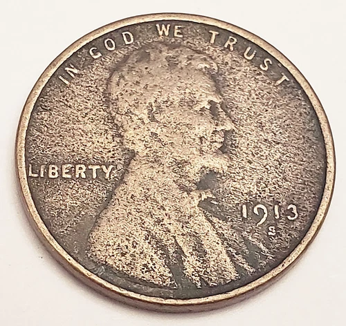 1913 S Lincoln Wheat Cent / Penny   *VF - VERY FINE DETAILS*  **FREE SHIPPING**