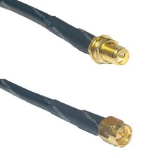 RFC240 RP-SMA FEMALE to SMA MALE Coax RF Cable USA-Ship Lot