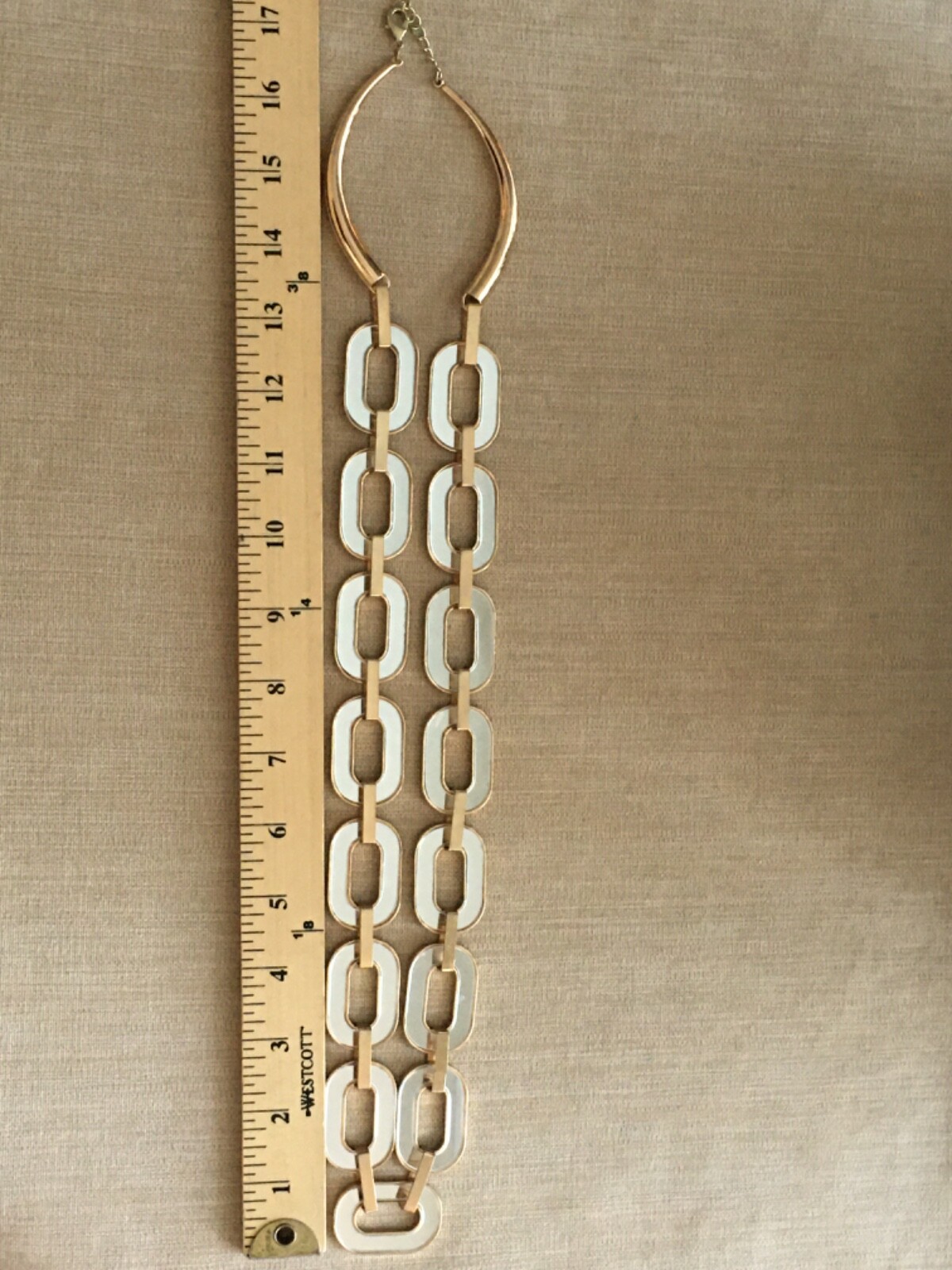 Reflective Statement Necklace 34" Adjustable - image 15