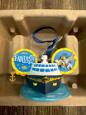 Disney Cruise Line Fantasy Dumbo  Ship Ornament