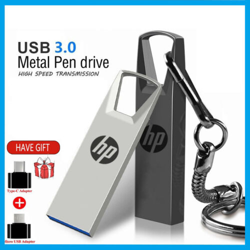 HP Black USB 3.0 Flash Drive 128GB Portable Flash Storage Memory Pen Stick a Lot - Afbeelding 1 van 10