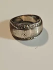 Vintage Metal Costume Jewelry  Ring - Size 9