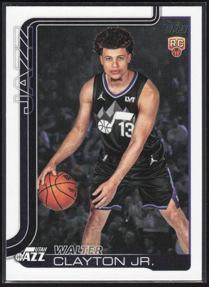 2025-26 Topps Walter Clayton Jr. Rookie Utah Jazz #218
