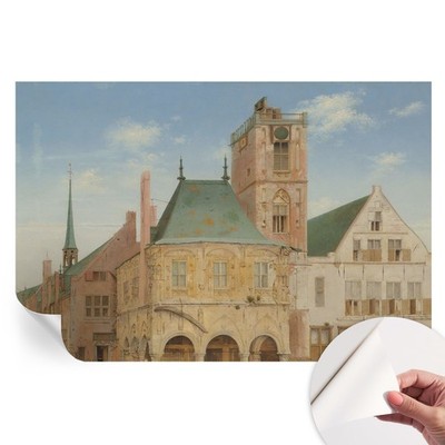 Stick on Wallpaper Easy Apply No Glue The City'S Historic Architecture