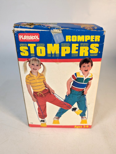 Vintage 70s 80s PlaySkool Romper Stompers With Box