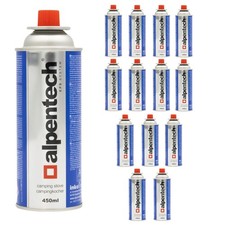 14x Cartouche de Gaz pour Réchaud de Camping Isobutane 250 g / 450 ml